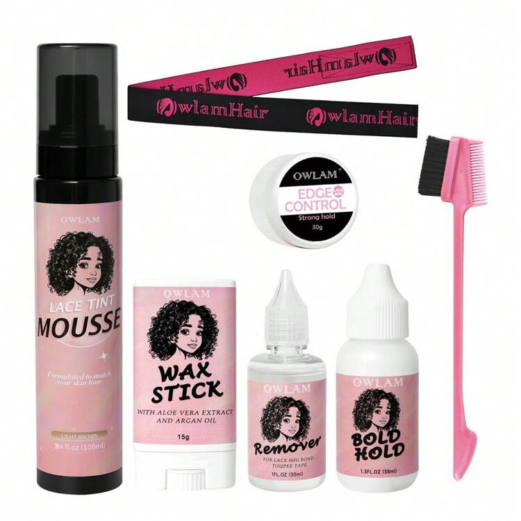 Owlam 7pcs Lace Glue Kit For Wigs  | SHEIN