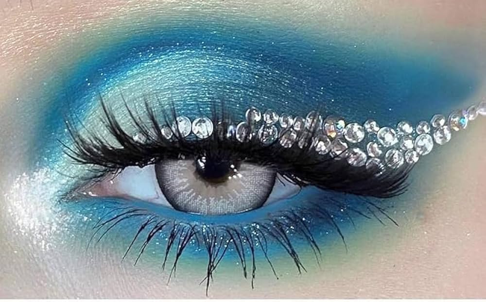 Self-Adhesive Euphoria Eye Hair Face Gems Jewels Rhinestones,Waterproof Reusable Face Jewels Stic... | Amazon (US)