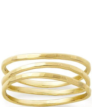 14k Gold Delicate Forged Rings | Dillard's