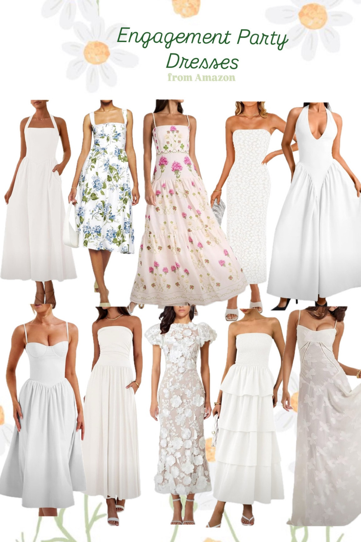 ENGAGEMENT PARTY 💍 Bridal shower, bridal shower dress, bridal shower dresses, bridal shower inspo, bridal shower inspiration, bridal wardrobe, white dress, white dresses, engagement pictures, formal white dress, formal white dresses, bride, bride to be, 2025 bride, 2025 brides, engagement look, engagement looks, wedding dress, wedding dresses, engagement party, bridesmaid luncheon, bachelorette, rehearsal dinner, reception, after party, 

#LTKWedding #LTKFindsUnder100