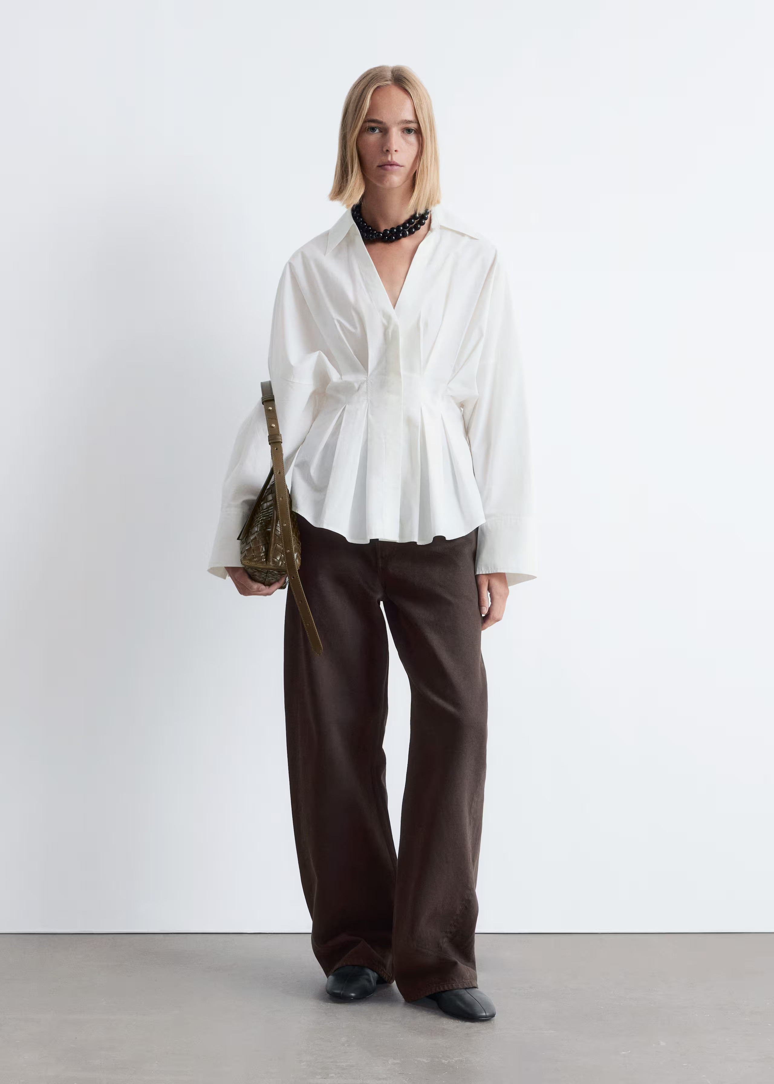 Fitted-Waist Cotton Shirt | & Other Stories UK