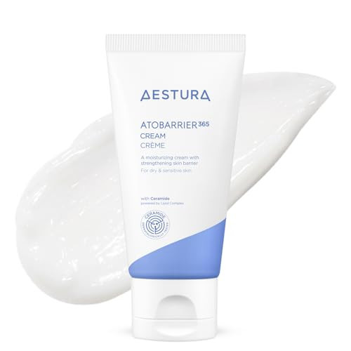 AESTURA ATOBARRIER365 Cream with Ceramide, Korean Skin Barrier Repair Moisturizer | 120-hour Lasting Hydration for Dry & SensitiveSkin, Hypoallergenic, 1.52 Fl Oz (Renewed) ㅣValentine's Day Gifts | Amazon (US)