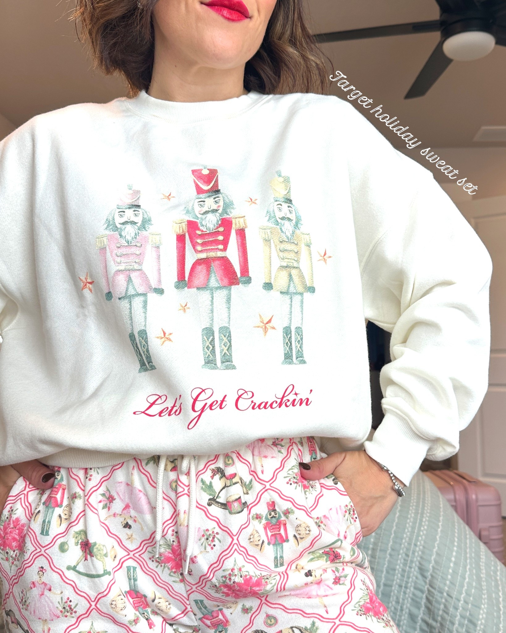 These precious pieces are sure to go quick. The pants are soooo soft, and the perfect length. The crew neck sweatshirt is adorable and I love the vintage vibe. Pair together or wear as separates to all your upcoming holiday parties! 

#LTKHoliday #LTKFindsUnder100