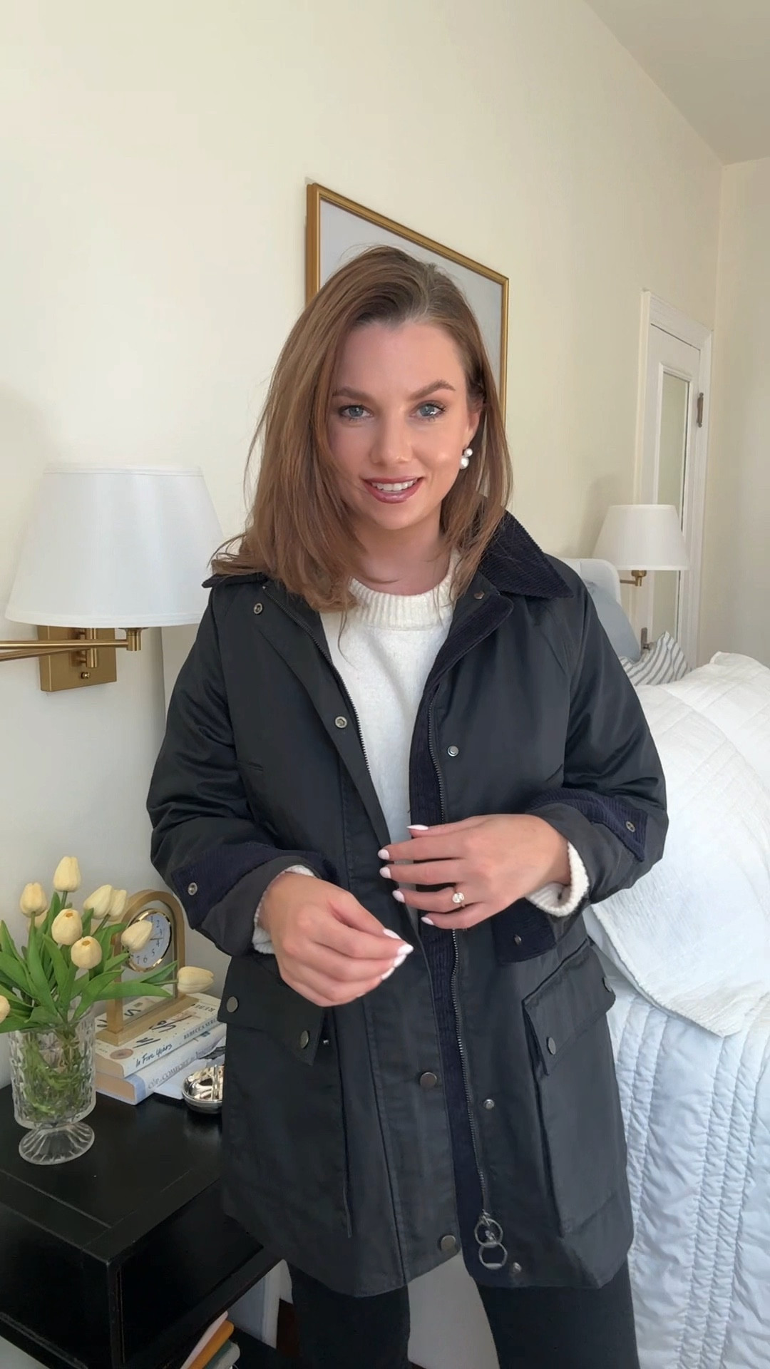 In between jackets! Jcrew and landsend jackets. What do you think? 