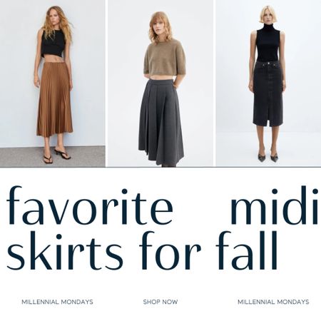 While we are seeing lots of maxi skirts. Midis are still a thing. Especially the full midi skirt. Here’s a few favorites I’m loving for fall  

#LTKfindsunder100 #LTKworkwear #LTKstyletip