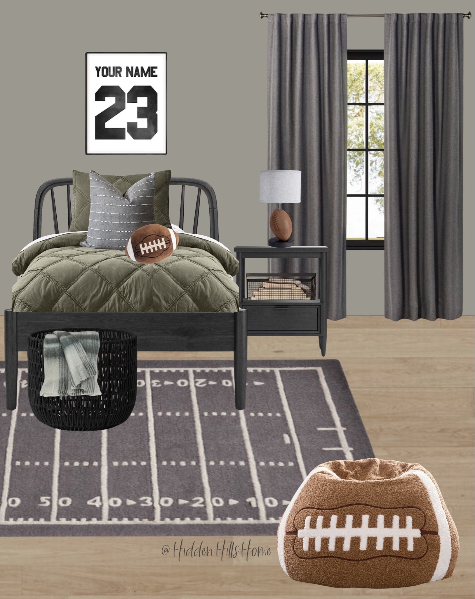 Boys sports bedroom mood board, boys sports bedroom design, teen bedroom inspo, sports bedroom, football bedroom #moodboard

#LTKkids #LTKsalealert #LTKhome