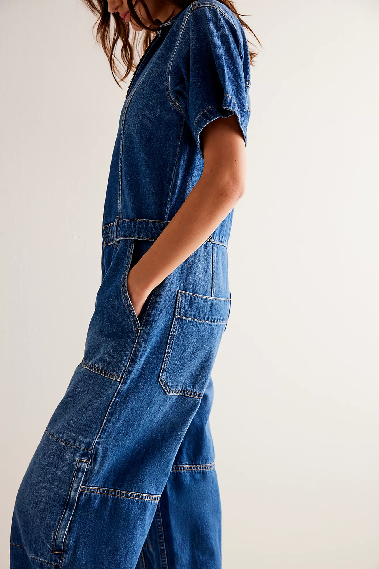 We The Free On The Run Cropped Coverall | Free People (Global - UK&FR Excluded)