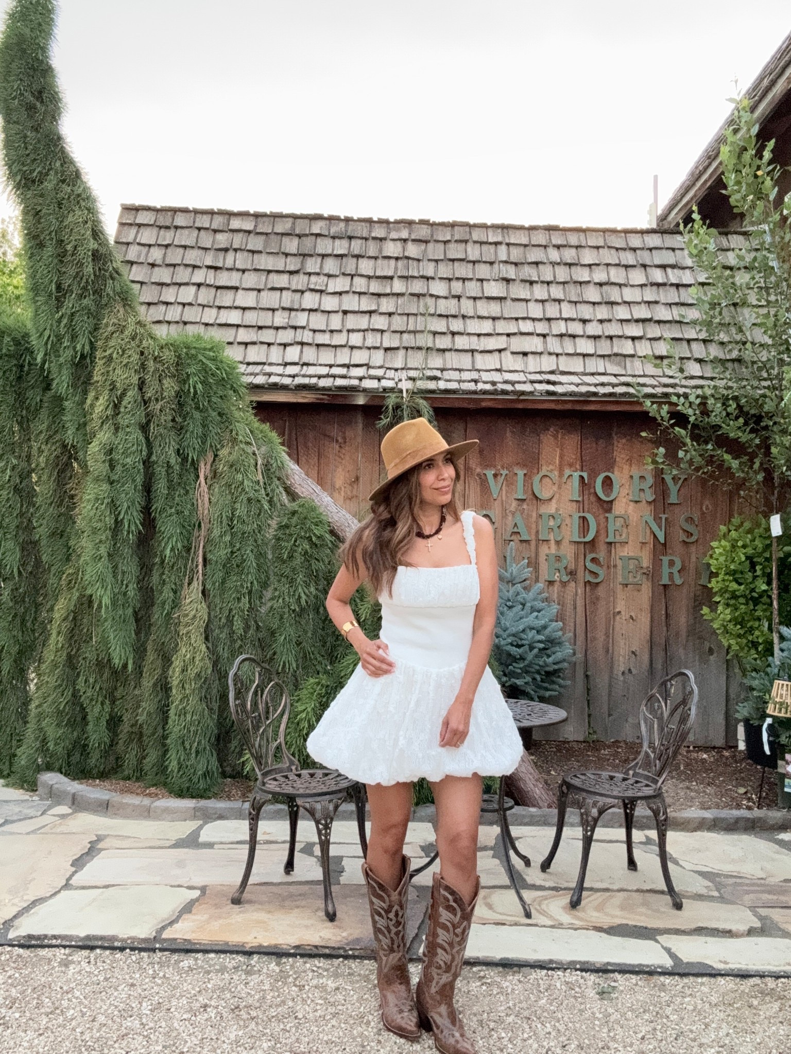 Country outfit 
White dress 
Western 
Boots 

#LTKSummerEdit #LTKShoeCrush #LTKStyleTip