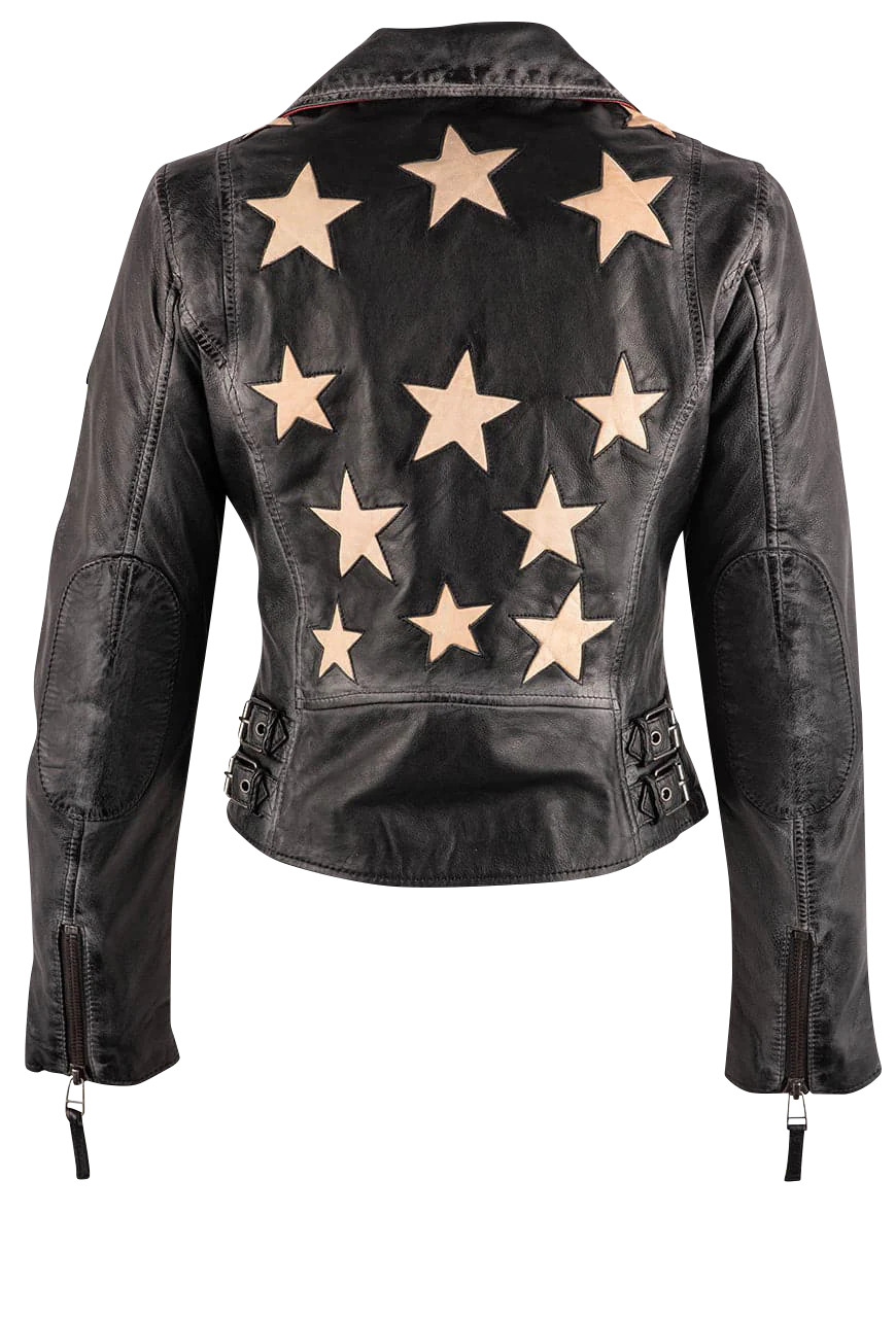 Mauritius Christy Black Western Lamb Leather Jacket | Pinto Ranch | Pinto Ranch