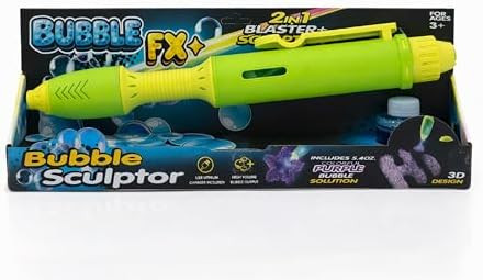 Mindscope BubbleFX LED Light Up Bubble Sculptor Pen (Green/Yellow) | Amazon (US)