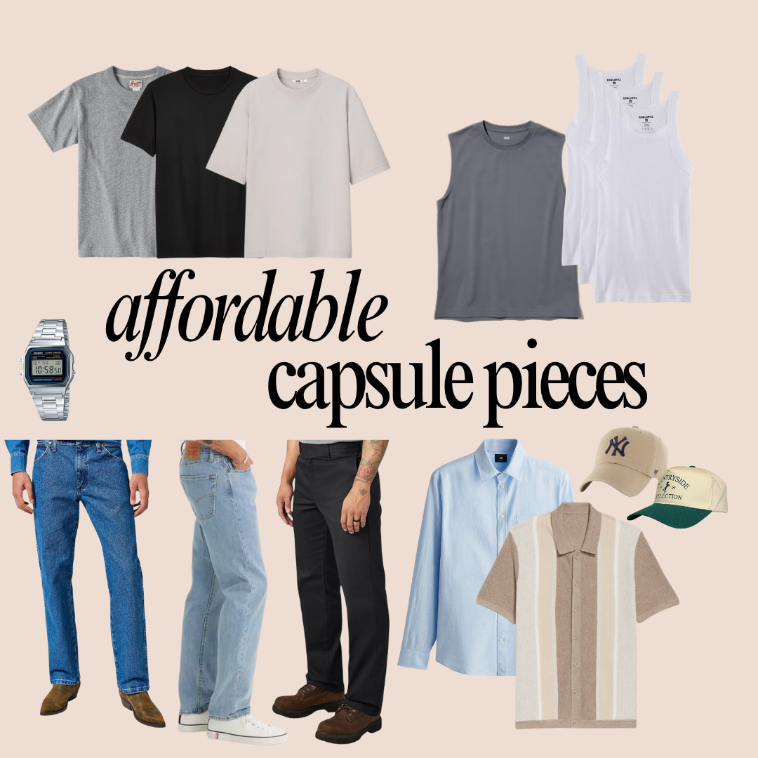 Affordable capsule pieces for men that don't break the bank!  

 

#LTKFindsUnder50 #LTKFindsUnder100 #LTKMens