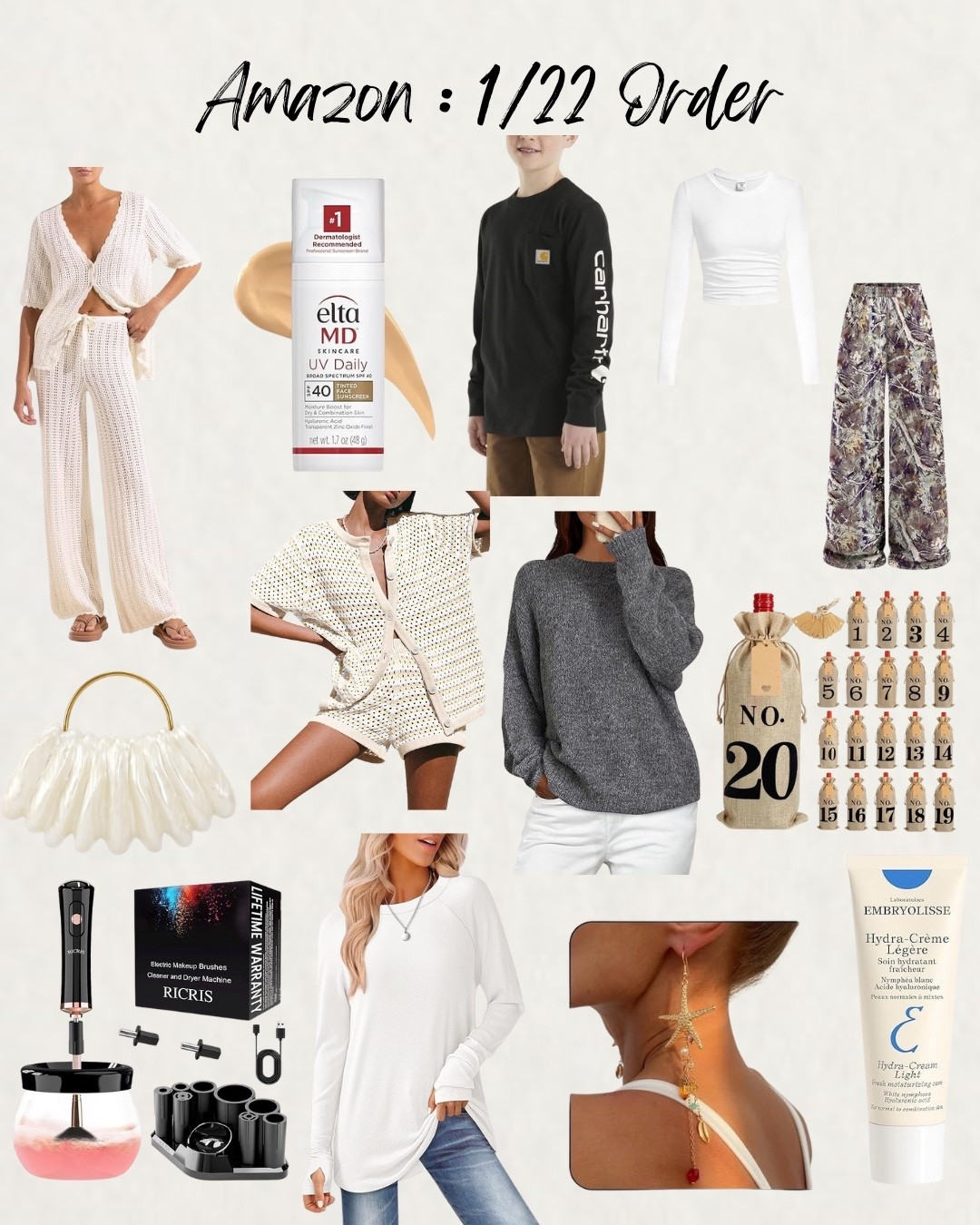 Amazon 1/22 Order / Amazon Recent Order / Amazon Recent Purchases

#LTKSeasonal #LTKselfcare #LTKBeauty