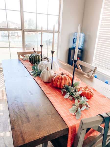 Fall home decor fall table scape pumpkins hobby lobby target 

#LTKHoliday #LTKhome #LTKSeasonal