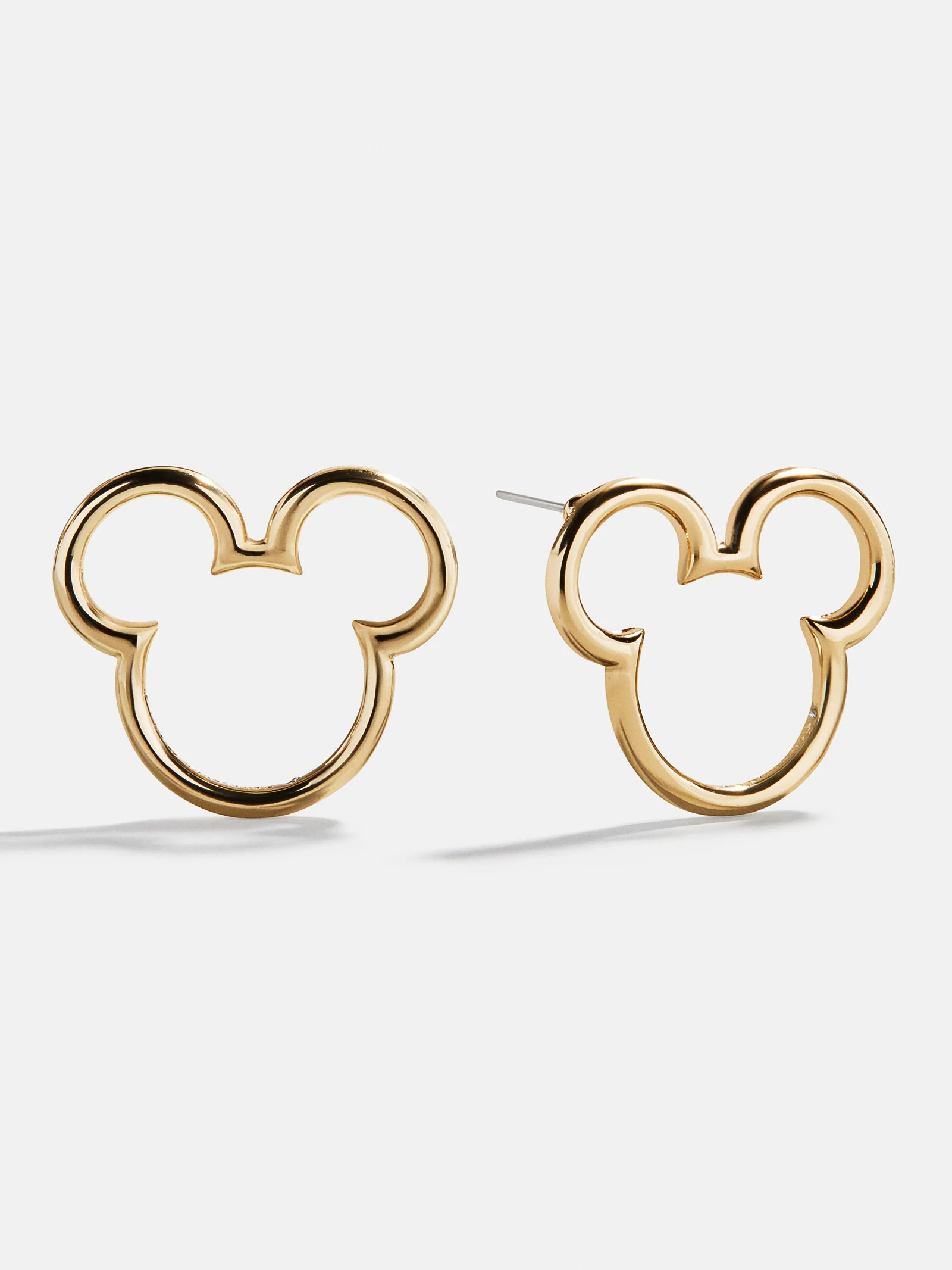Disney Mickey Mouse Puffy Studs - Gold | BaubleBar