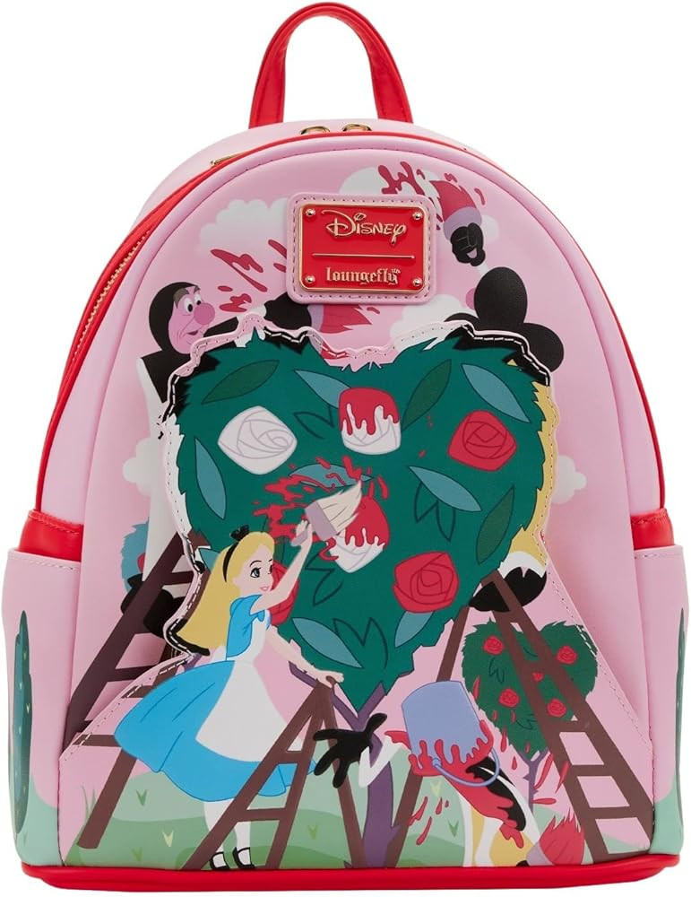Loungefly Disney AIW Painting The Roses RED Mini Backpack | Amazon (US)
