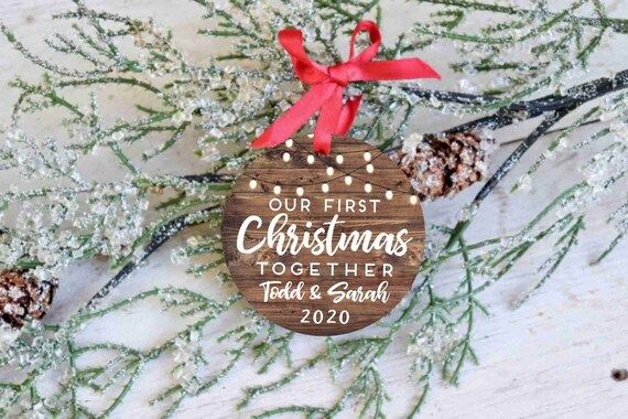 First Christmas Together Ornament, Gift for Boyfriend, Personalized Ornament, Custom Couples gift... | Etsy (US)