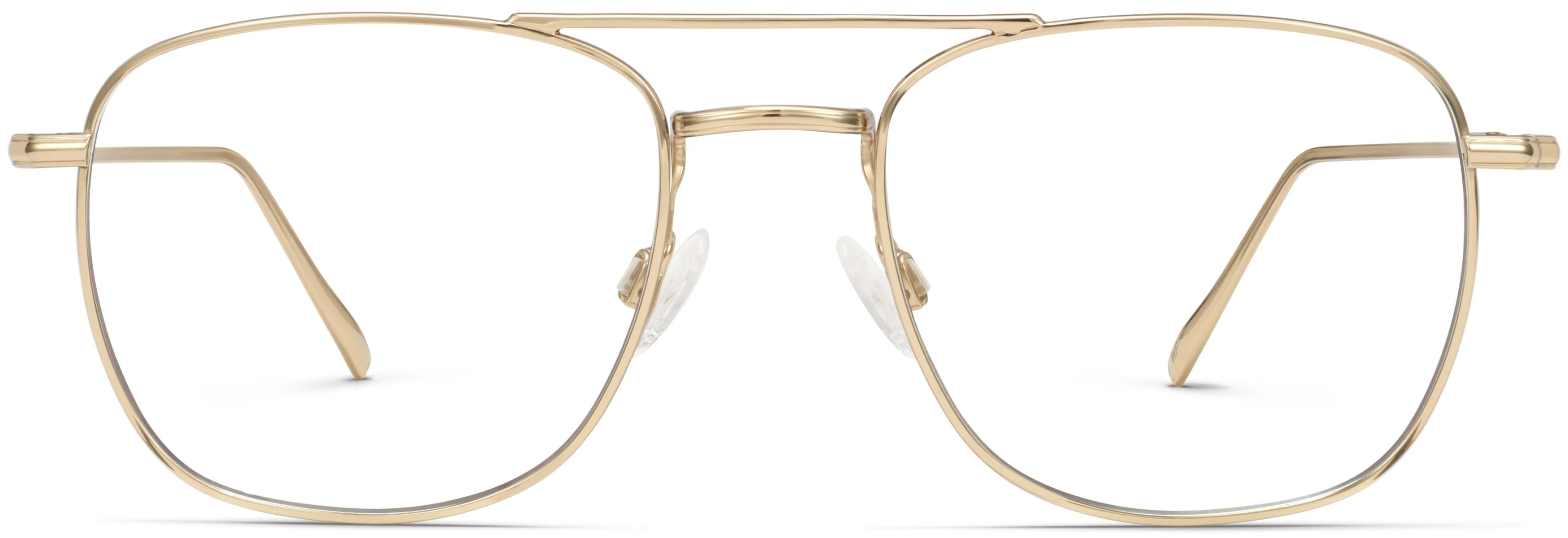 Gus Eyeglasses in Polished Gold | Warby Parker (US)