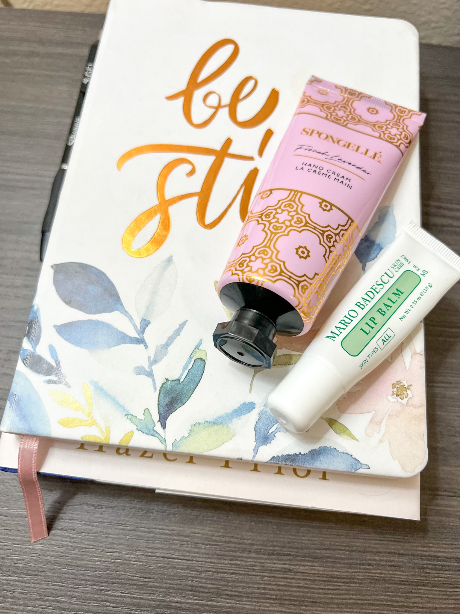 What’s on my nightstand!?
Spongellé French Lavender Hand Cream
Mario Badescu Skin Care Lip Balm
Ulta beauty
Ellie and the Harp Maker Novel
June book
Amazon finds
Sharpie s gel 0.7 black ink pens
My favorite to write / journal in
Gift ideas

#LTKFind #LTKbeauty #LTKGiftGuide