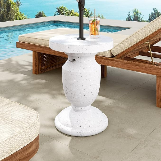 Christopher Knight Home Renata MGO Patio Umbrella Base, Outdoor Side Table, Patio Umbrella Stand ... | Amazon (US)