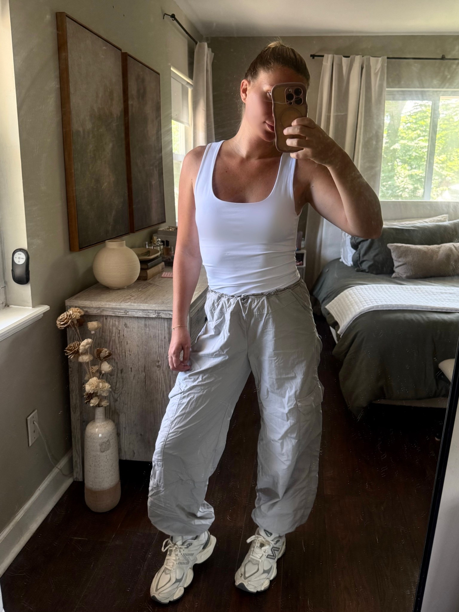 Athleisure realistic outfit for errand running! Are cargo parachute pants still in? Dont tell me if they aren’t 😂 both under $20!

Athleisure, cargo, parachute pants, amazon, zara, new balance 

#LTKStyleTip #LTKFindsUnder50 #LTKTravel