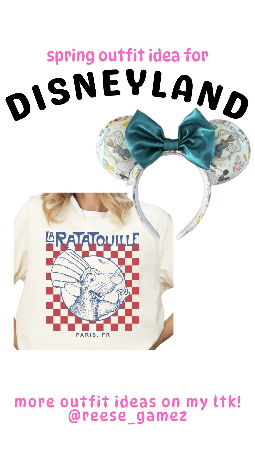disney outfit, disneyland outfit, disney outfits, disneyland outfits, ratatouille outfit, remy outfit, mickey ears, minnie ears

#LTKTravel #LTKSeasonal #LTKootd