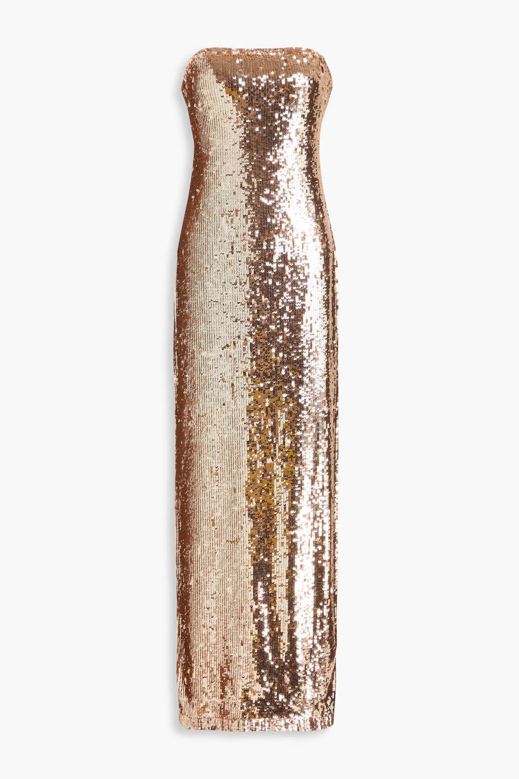 Strapless sequined stretch-mesh maxi dress | The Outnet (UK and Europe)