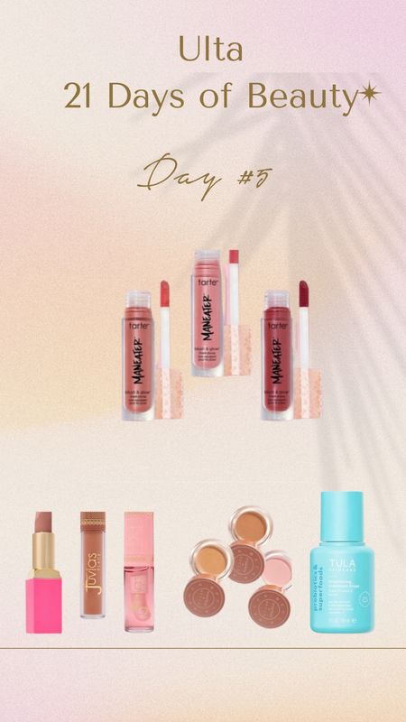 Day #5 of Ulta’s 21 Days of Beauty! 50% off all of the must-haves during Beauty's Biggest Event! Today make sure to treat yourself and check out Tarte’s Maneater Blush & Glow Cheek Plump, Smashbox’s BECCA Under Eye Brightening Corrector,
Juvia’s Place: Lip, and Tula’s Brightening Treatment Drops Triple Vitamin C Serum! Every day keeps getting better and better so check back here for day #6! 💋💄

#LTKFind #LTKbeauty #LTKSale