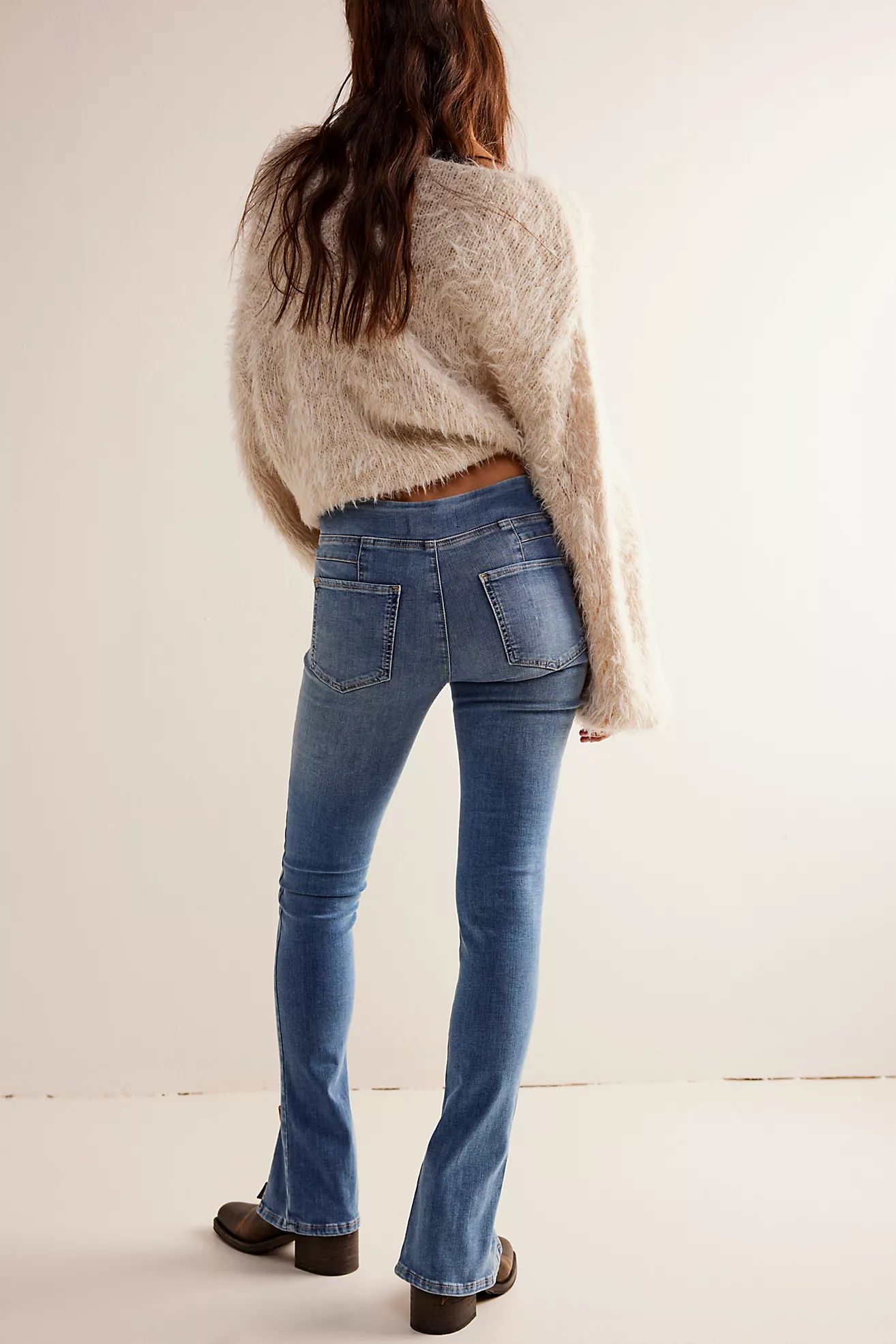 We The Free Double Dutch Pull-On Slit Skinny Jeans | Free People (Global - UK&FR Excluded)
