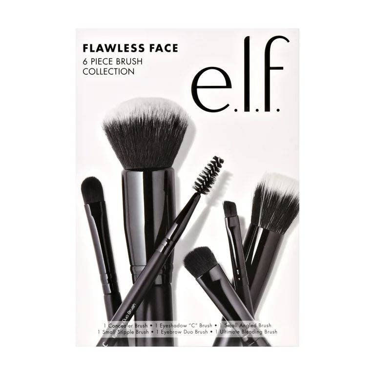 e.l.f. Flawless Face 6 Piece Brush Collection | Walmart (US)