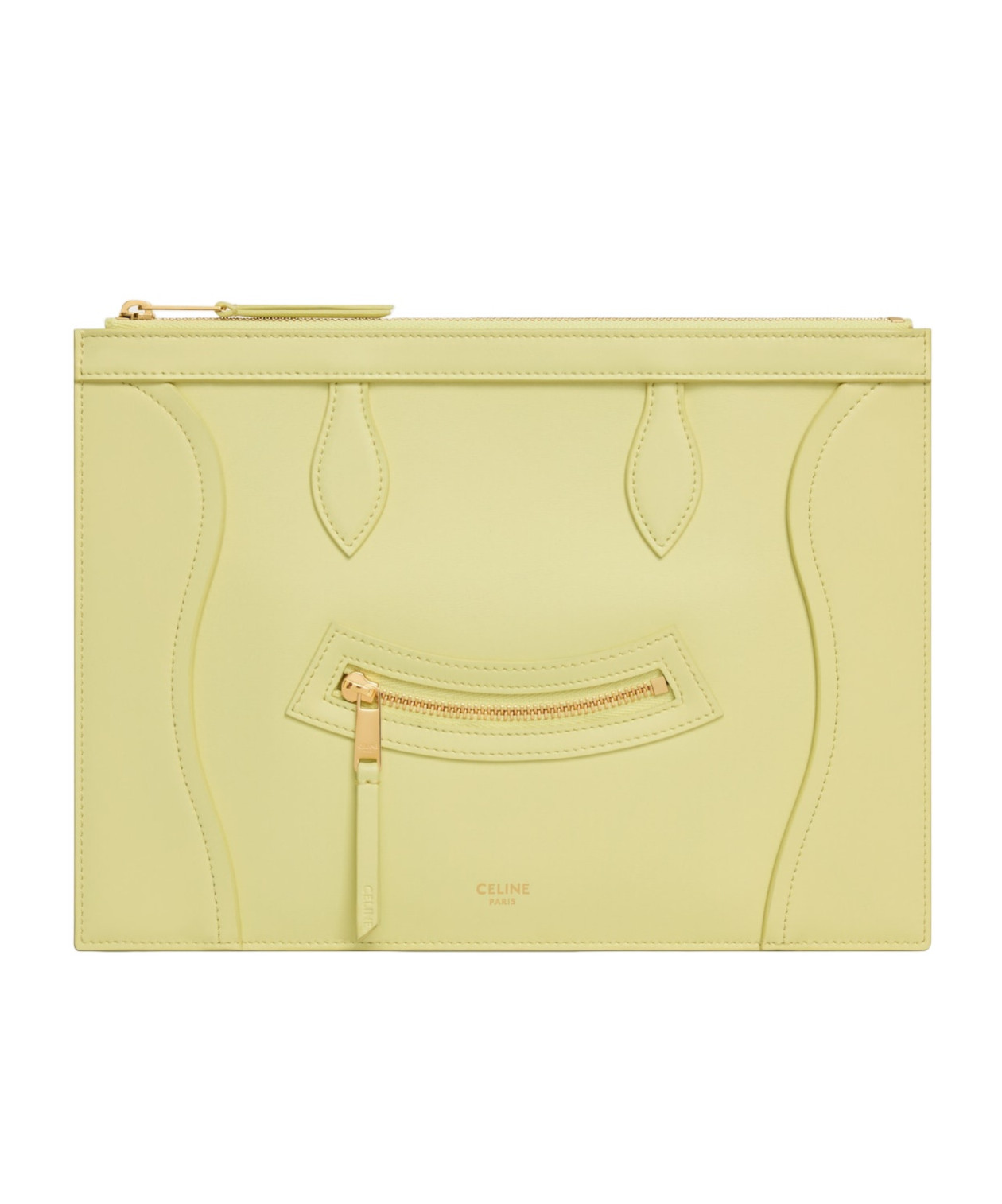 MEDIUM POUCH IN GLOSSY CALFSKIN | Senser US