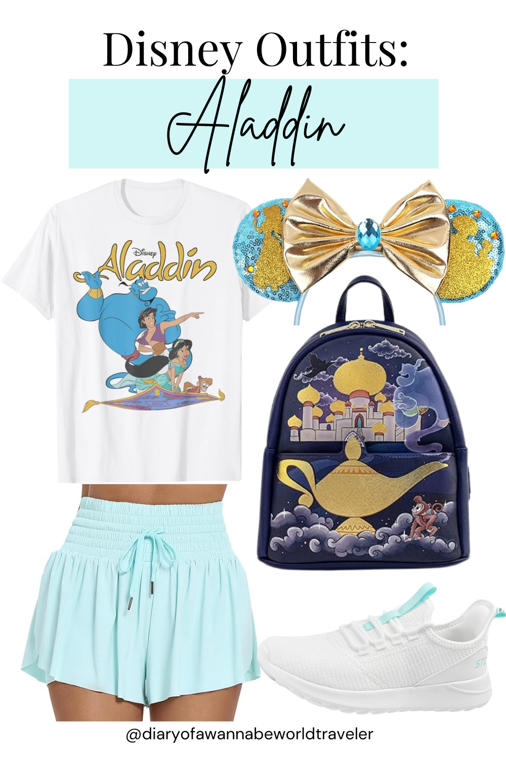 A whole new world of style ✨💜 This Aladdin-inspired look is perfect for adventure-filled Disney days, flying carpet dreams, and Disneybounds with a little magic. Tap to shop the full outfit!

Aladdin outfit, Disney prince outfit, Aladdin Disneybound, what to wear to Disney, Disney outfit ideas, Agrabah-inspired look, Disney park style, theme park outfits, outfits for Disney World, adventure Disneybound, magical Disney fashion 

 #LTKSummerEdit #LTKStyleTip #LTKTravel