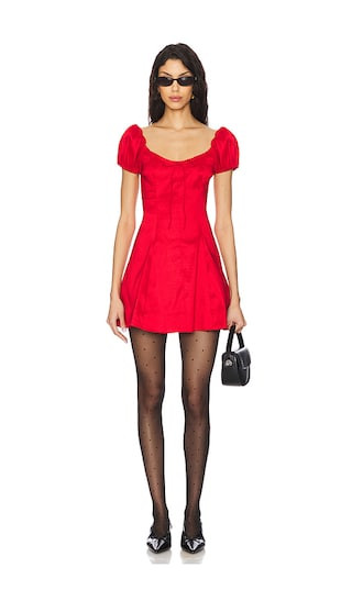 Zuri Mini Dress in Red | Revolve Clothing (Global)