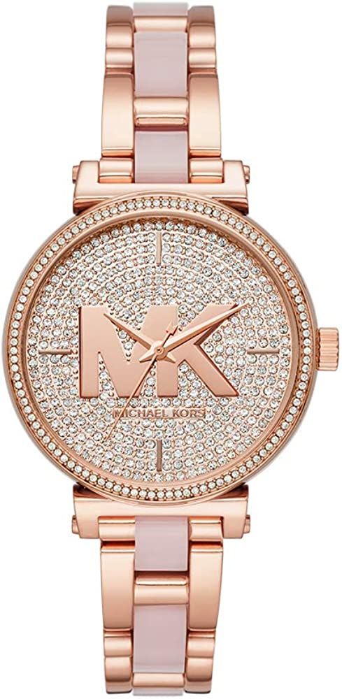 Michael Kors Women's MK4336 Sofie Analog Display Quartz Rose Gold Watch | Amazon (US)