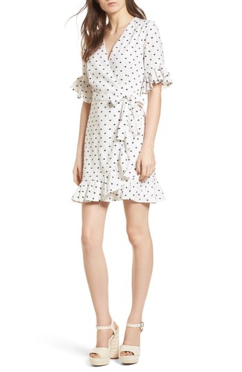 Women's Wayf Ruffle Wrap Dress | Nordstrom