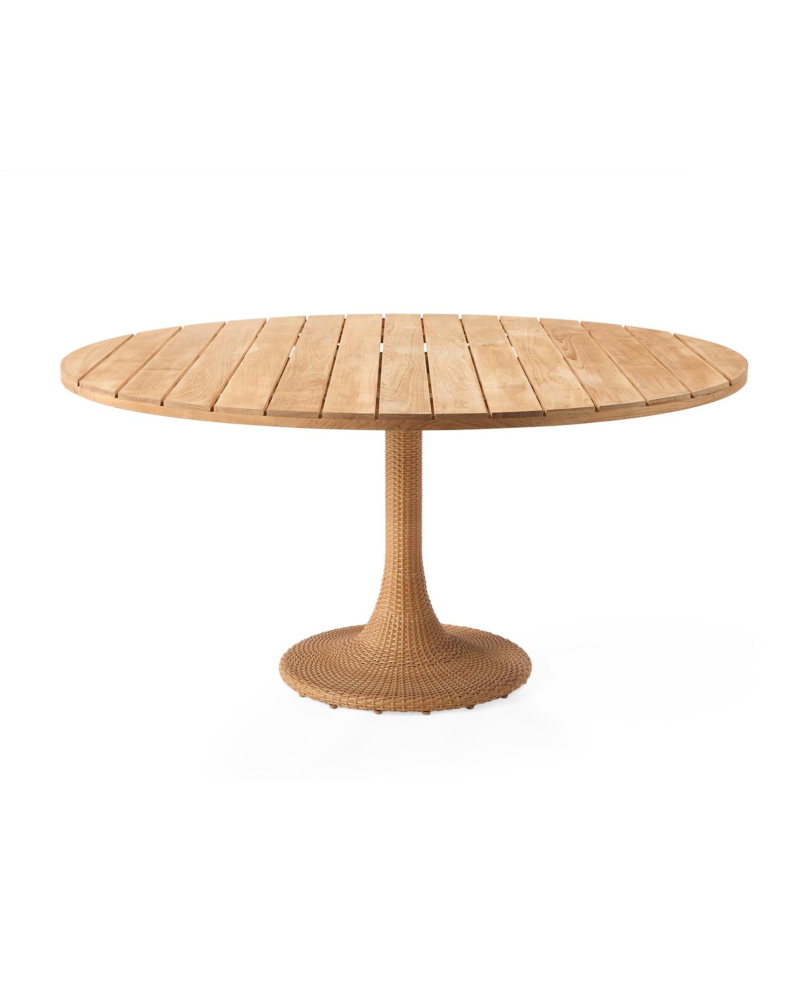 Tiburon Woven Dining Table | Serena and Lily