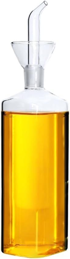 Oil Bottle Glass Olive Oil Dispenser Bottle Glass Cooking Oil Vinegar Measuring Dispenser With Sp... | Amazon (US)