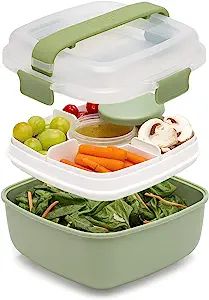 Goodful Stackable Lunch Box Container, Bento Style Food Storage with Removeable Compartments for ... | Amazon (US)