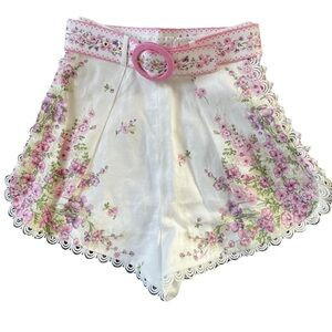 Zimmermann Linen Shorts Size 2 | Poshmark