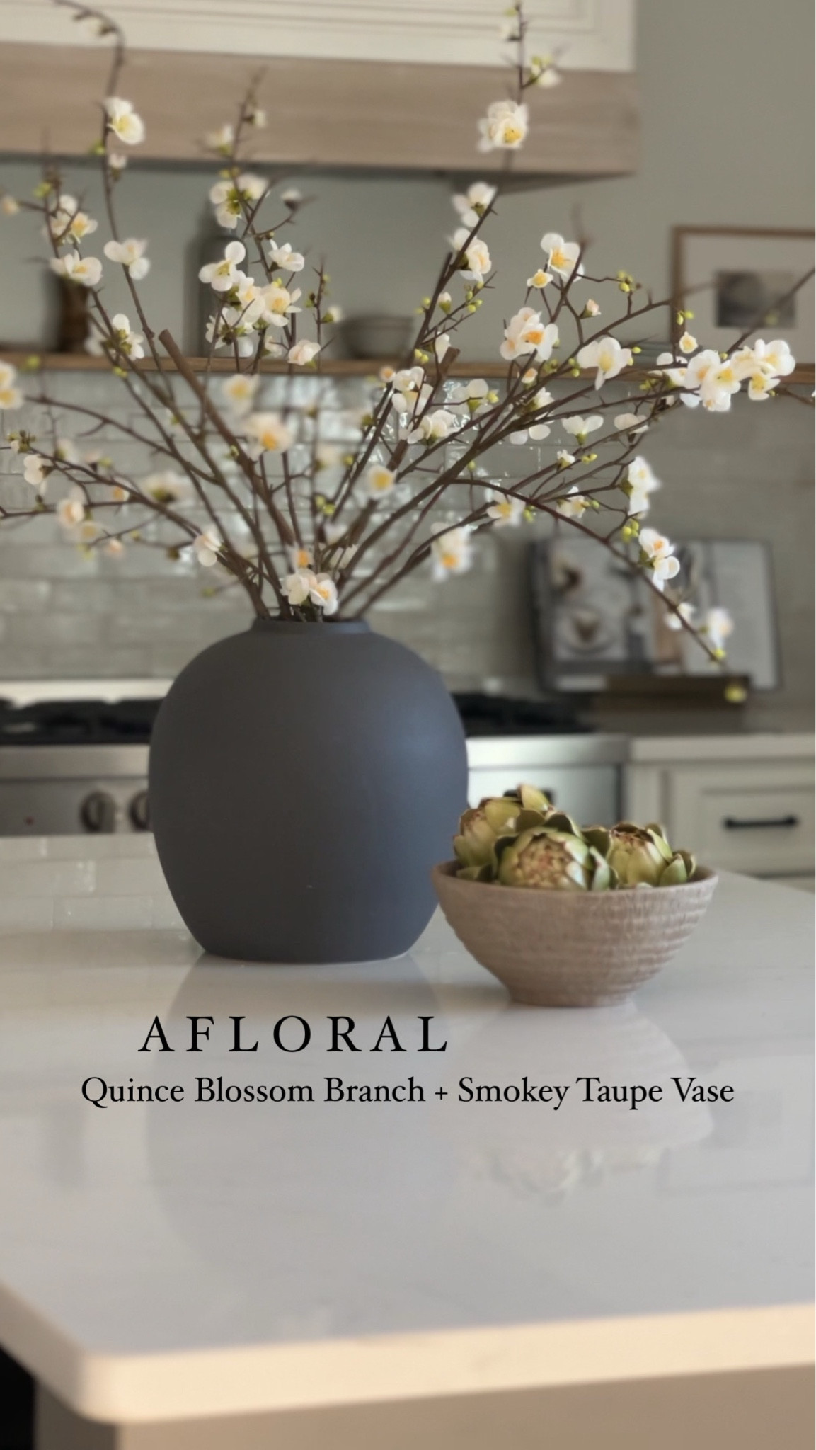 Afloral | winter | spring | home decor | winter whites | spring decor | spring stems | winter stems | affordable vase | kitchen island decor | faux stems 

Use code CREATOR for 10% off $75+

I used two Quince stems + Smokey Taupe Vase

#LTKSeasonal #LTKHome #LTKFindsUnder100