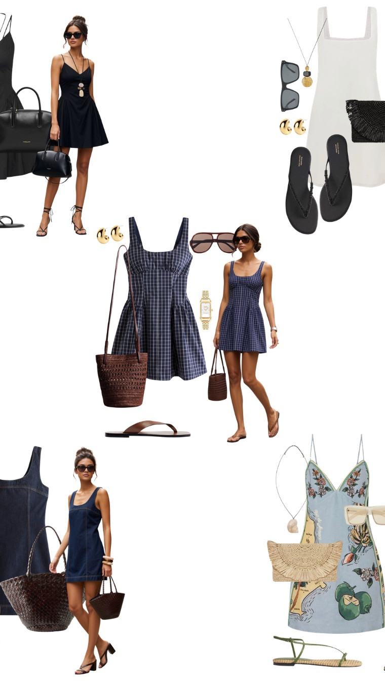 Summer mini dress edit 🌊

Tags: elevated summer outfit, linen dress, raffia bag, tropical vacation, Abercrombie dress, aviator sunglasses, seashell pendant necklace

#LTKsummer #LTKdresses #LTKtravel