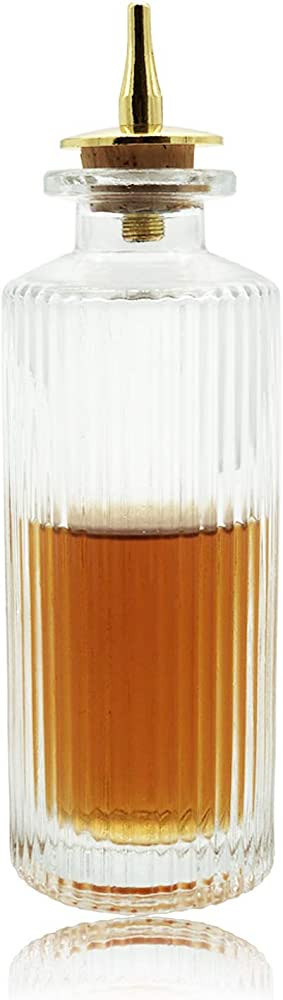 Bitters Bottle – Roman Column Bitter Bottle For Cocktail, 4.7oz / 140ml, Glass Dash Bottle With... | Amazon (US)