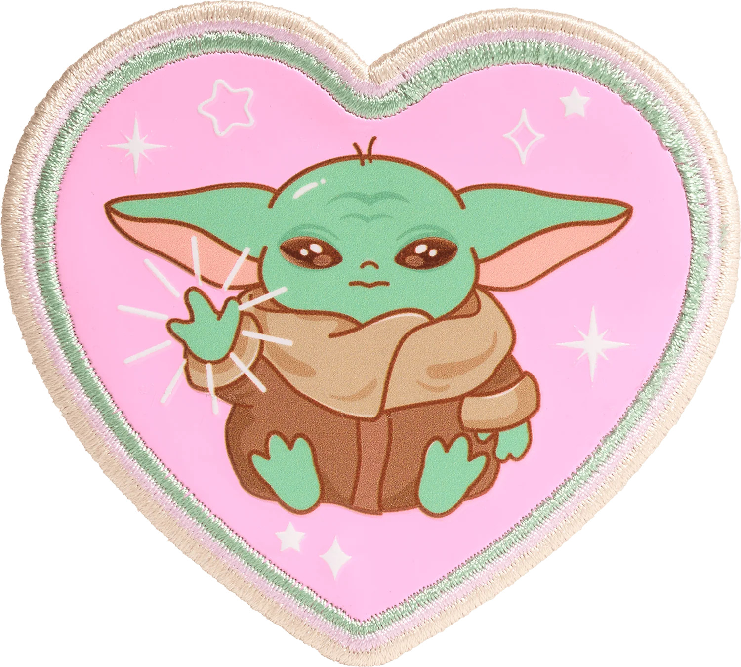 Grogu™ and Hearts Patch | Stoney Clover Lane