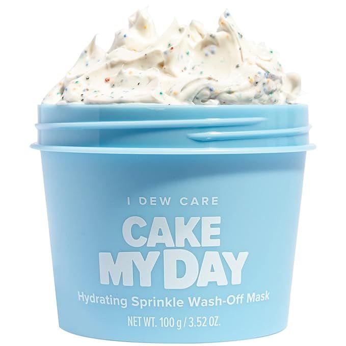 I DEW CARE Cake My Day Hydrating and Refreshing Hyaluronic Acid Wash-Off Face Mask | Korean Skin Car | Amazon (US)