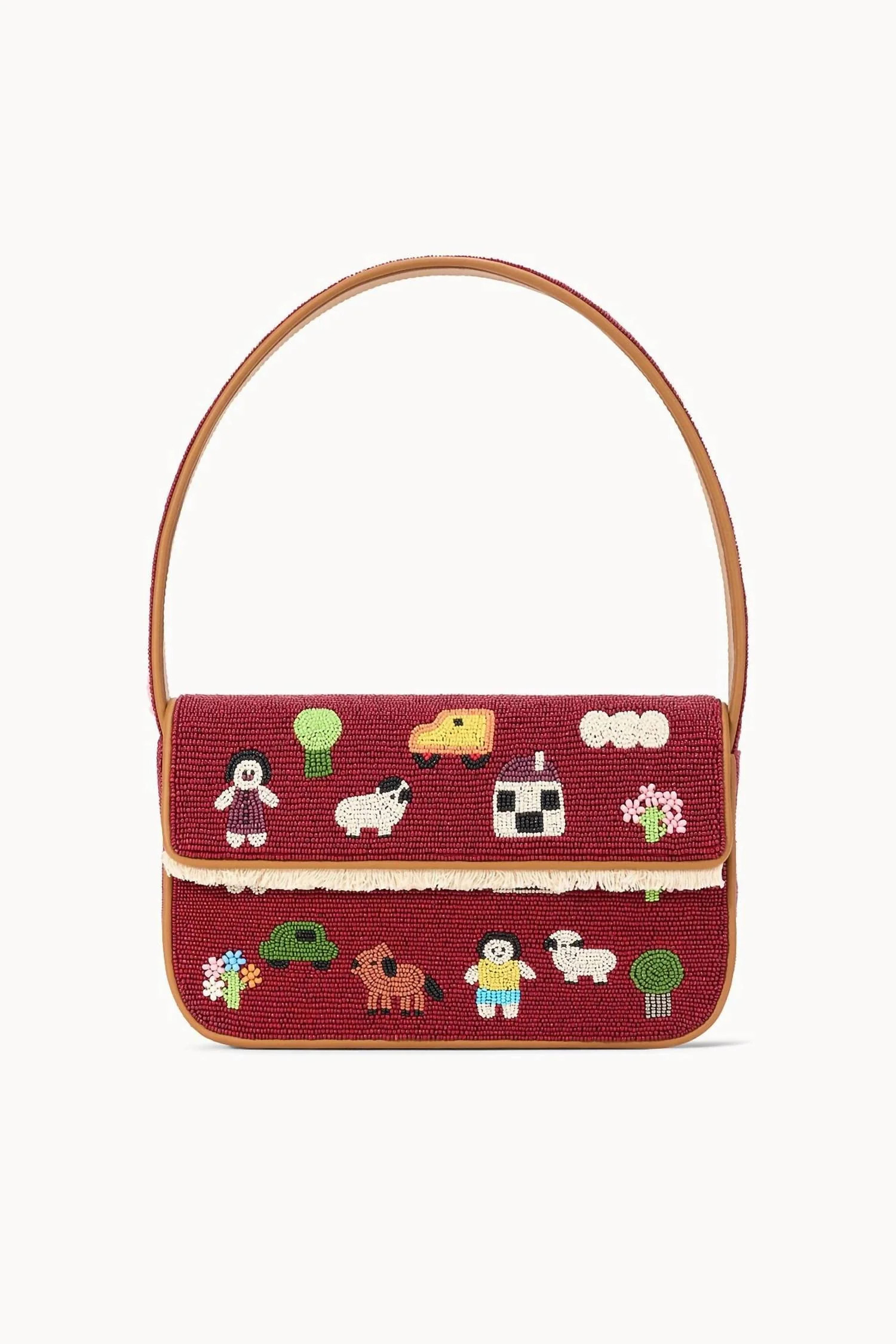 Women's Tommy Beaded Shoulder Bag In Folk Town | Shop Simon