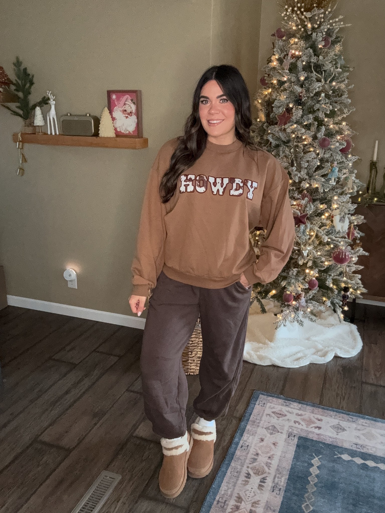 Size small sweatshirt & small sweatpants 

Graphic sweatshirt 

#LTKSaleAlert #LTKFindsUnder100 #LTKCyberWeek