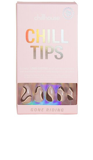 Chillhouse Gone Riding Chill Tips Press-On Nails in Chocolate. | Revolve Clothing (Global)