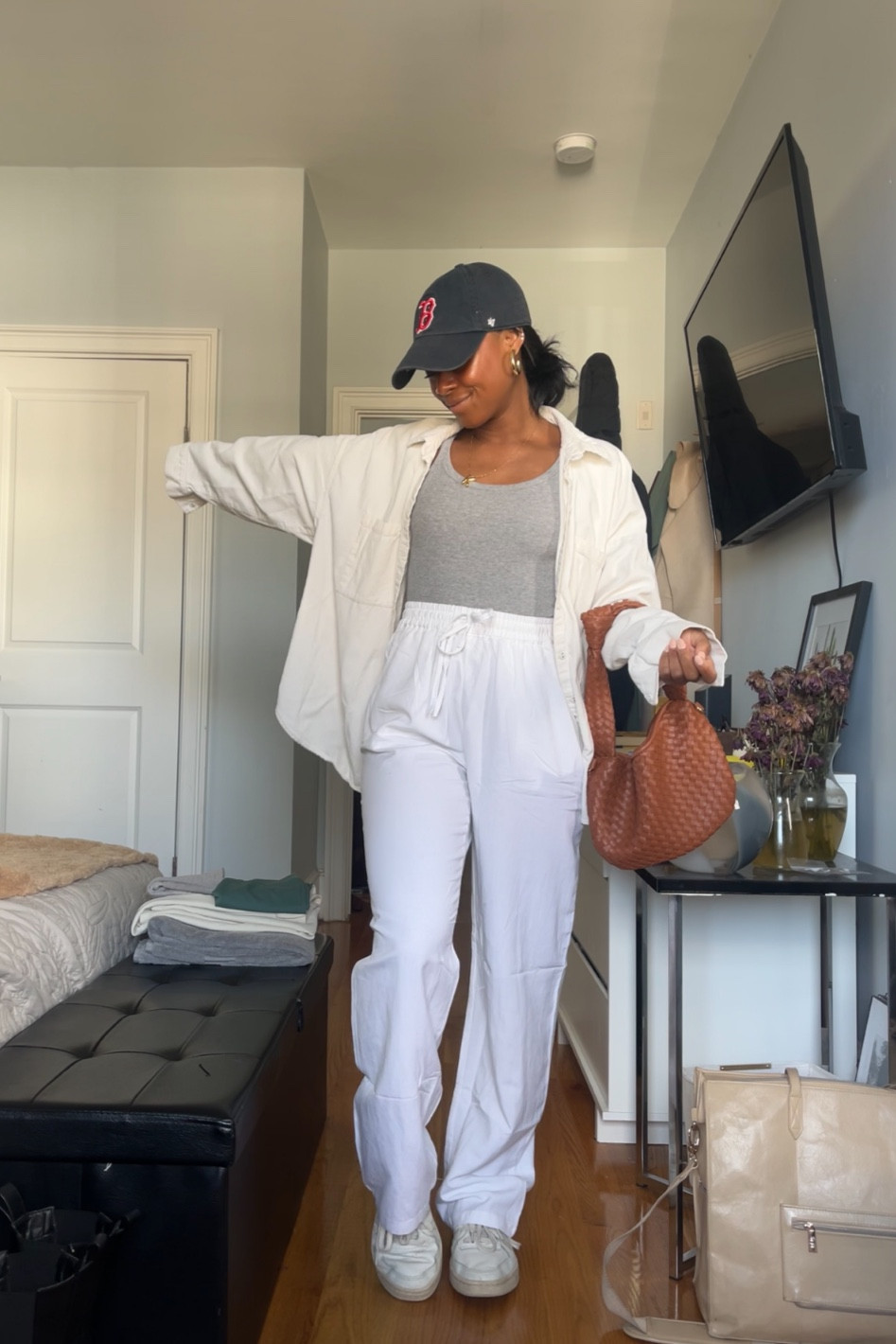 Crisp linen pants 🤍

#LTKstyletip #LTKSeasonal #LTKfindsunder100