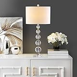Safavieh Lighting Collection Liam Stacked Crystal Ball 29-Inch Table Lamp (Set of 2) | Amazon (US)