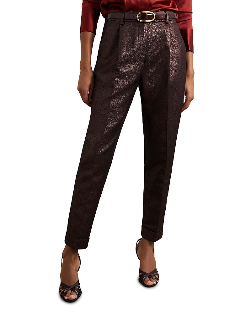 Reiss Sienna Sparkle Tapered Leg Pants | Bloomingdale's (US)