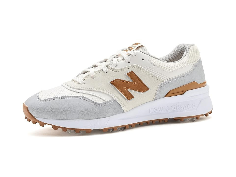 New Balance Golf 997 Golf Men's Golf Shoes Beige: 9.5 D - Medium, Leather | Zappos.com